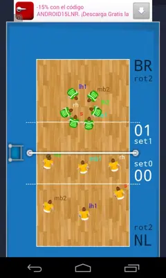 Spike Masters Volleyball android App screenshot 1